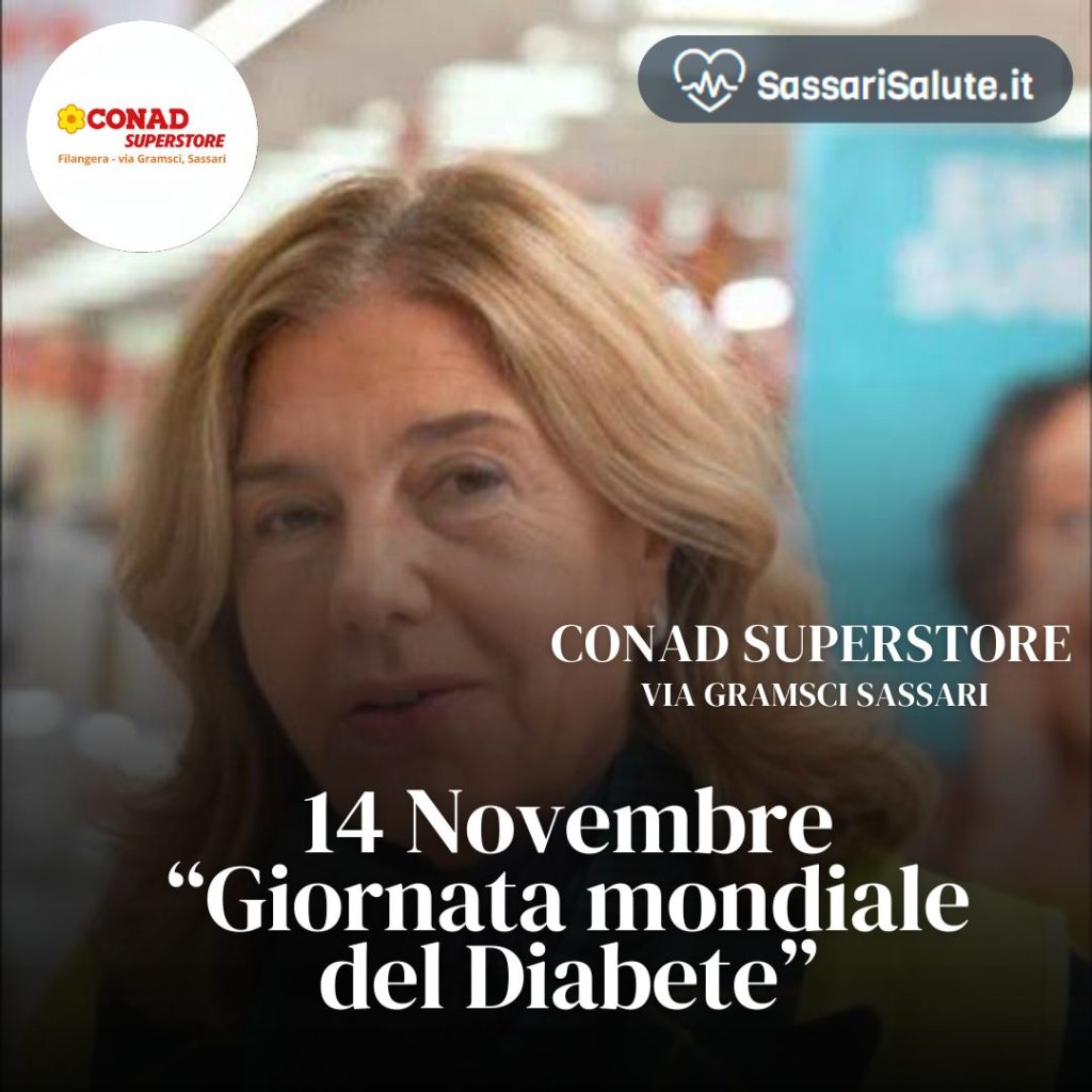 Screening gratuito della glicemia al Conad Superstore di via Gramsci a Sassari